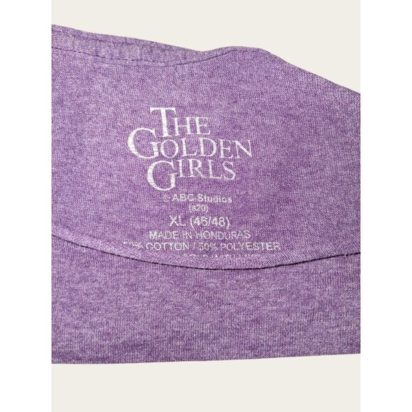 The Golden Girls Graphic T-Shirt Purple Short Sleeve  Womens XL - Picture 2 of 7
